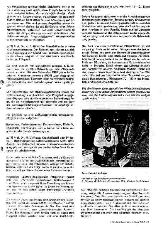 Vorschauseite 3: Die Absicherung des Lebensrisikos Pflegebedürftigkeit