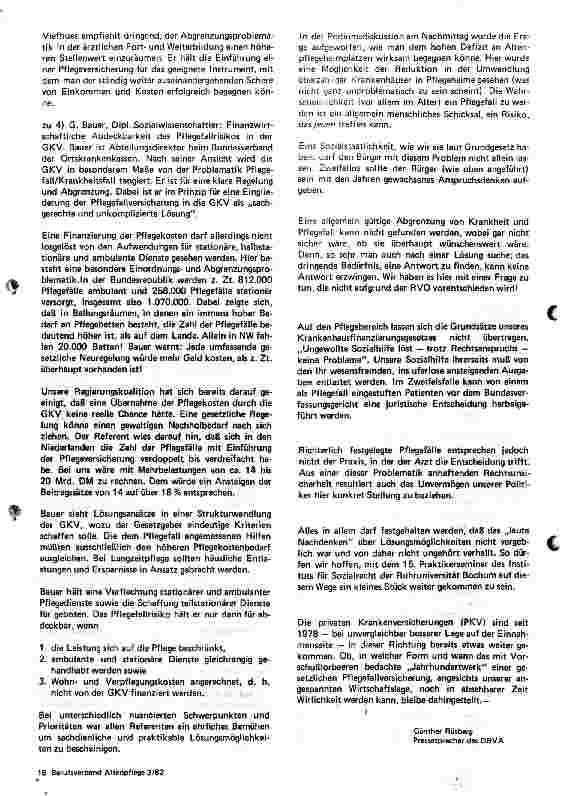 Vorschauseite 4: Die Absicherung des Lebensrisikos Pflegebedürftigkeit