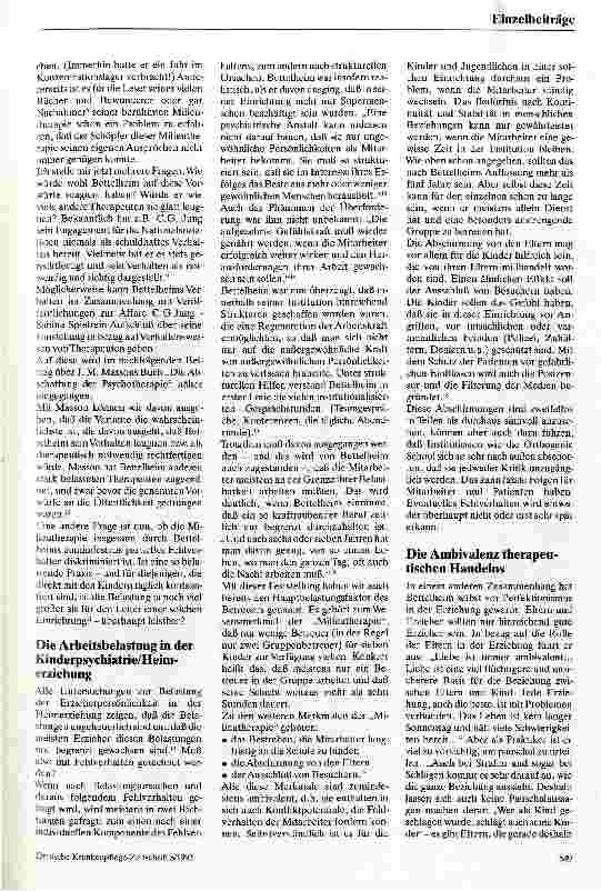 Vorschauseite 3: Grenzen der Milieutherapie Bruno Bettelheims