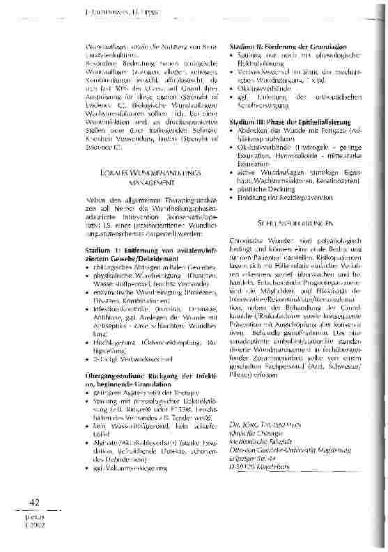 Vorschauseite 4: Die chronische Wunde