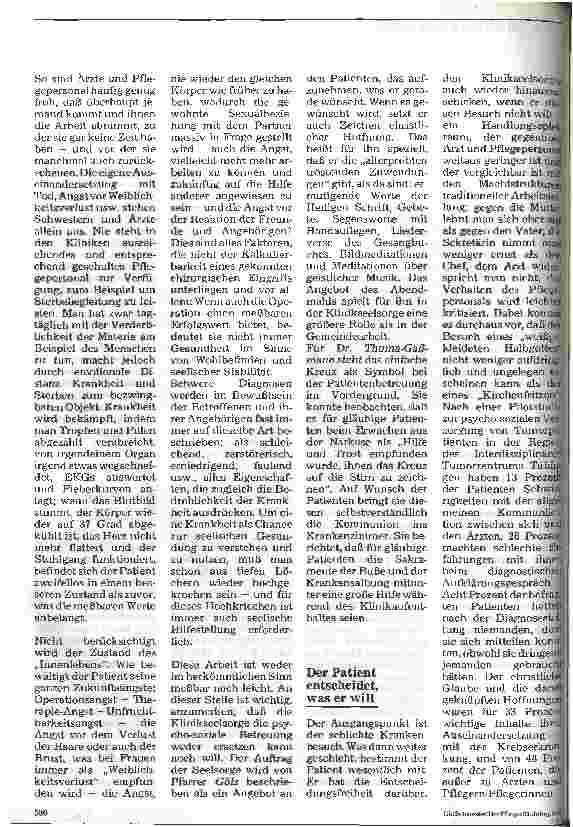Vorschauseite 3: Gute Gespräche sind hilfreich Klinikseelsorge in Tübingen - Teil 2
