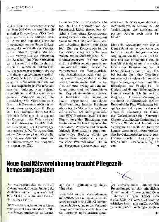 Vorschauseite 3: DRG-Einführung, Qualitätssicherung und Behandlungspfade als Chancen für die integrierte Versorgung