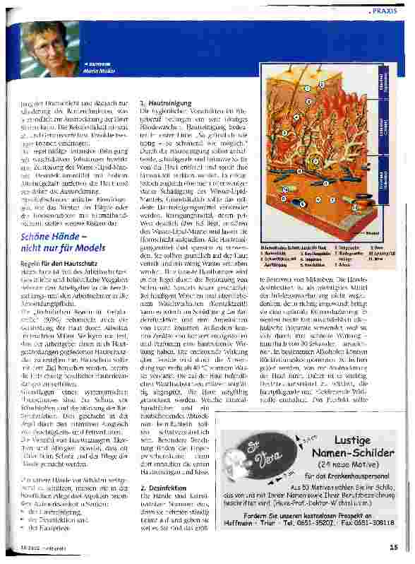 Vorschauseite 2: Hautschutz in der Pflege