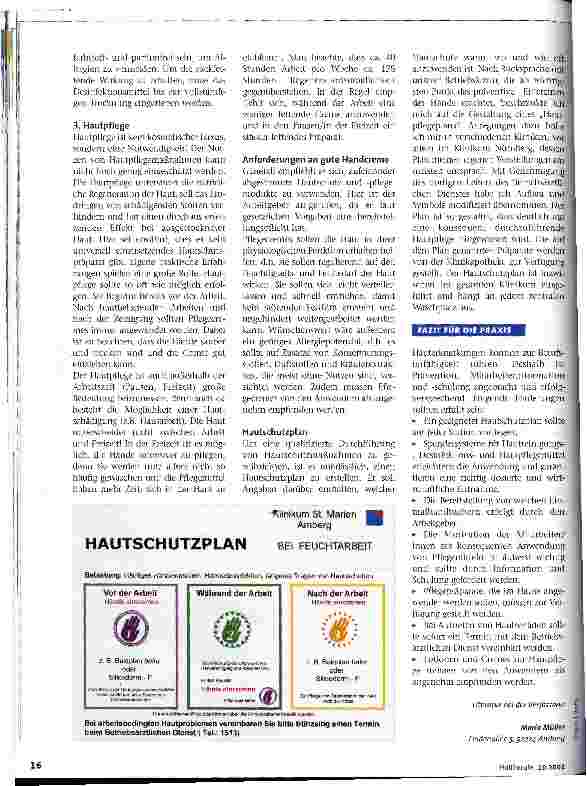 Vorschauseite 3: Hautschutz in der Pflege