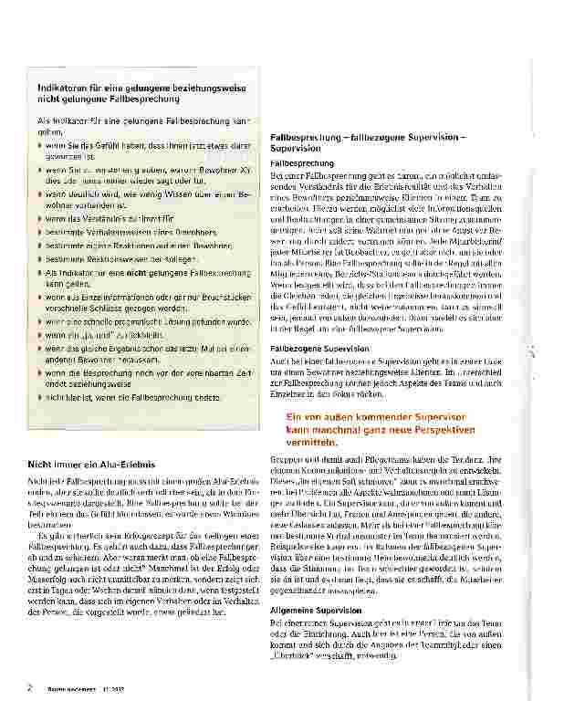 Vorschauseite 2: Grundlagen einer Fallbesprechung