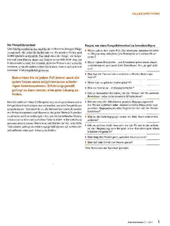 Vorschauseite 5: Grundlagen einer Fallbesprechung