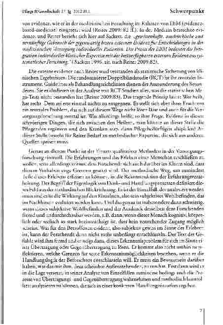 Vorschauseite 3: Augenscheinlich fehlgeleitet. Evidenz und Empirie. Methodische Postulate für eine qualitative Versorgungsforschung