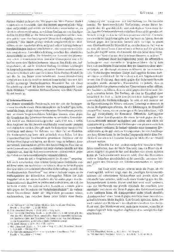 Vorschauseite 3: Sozialvergaberecht: Ein Update