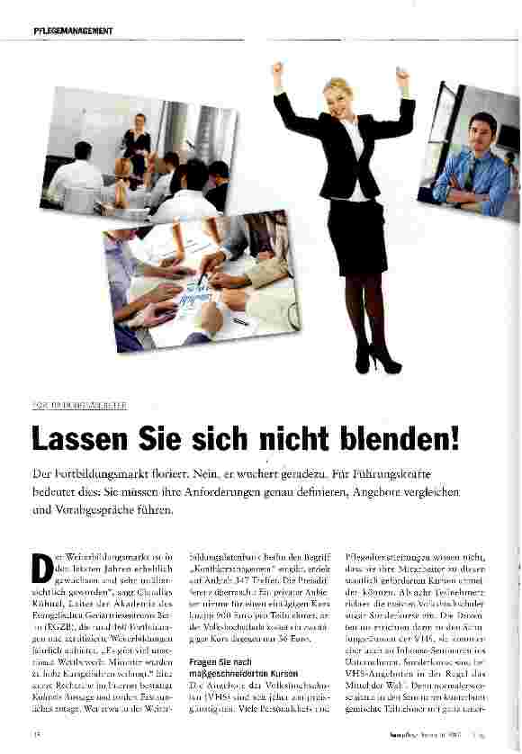 Vorschauseite 1: Lassen Sie sich nicht blenden!