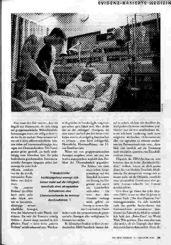 Vorschauseite 3: Medizin - eine exakte Wissenschaft