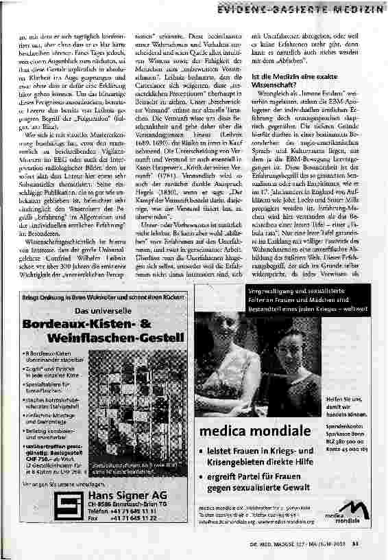Vorschauseite 5: Medizin - eine exakte Wissenschaft