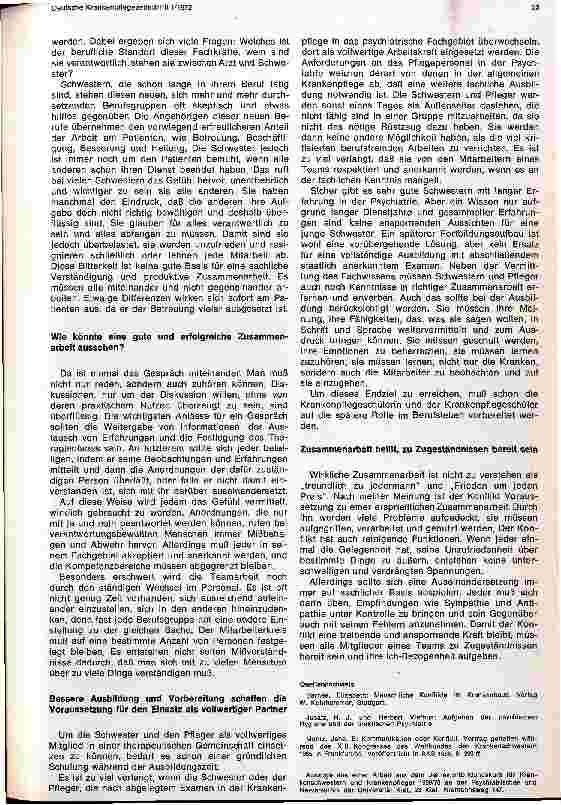 Vorschauseite 3: Kommunikation in der Pflege, Betreuung und Behandlung psychisch Kranker