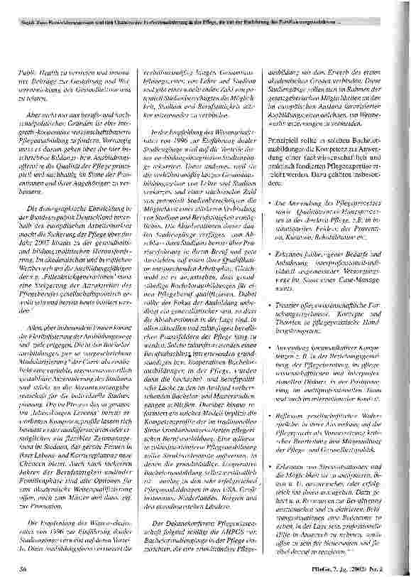 Vorschauseite 3: Zum Entwicklungsprozess und den Chancen der Professionalisierung in der Pflege, die mit der Einführung des Zertifizierungsverfahrens durch die AHPGS verbunden sind
