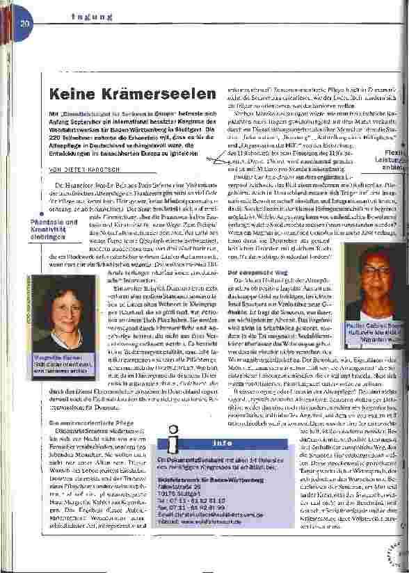 Vorschauseite 1: Keine Krämerseelen
