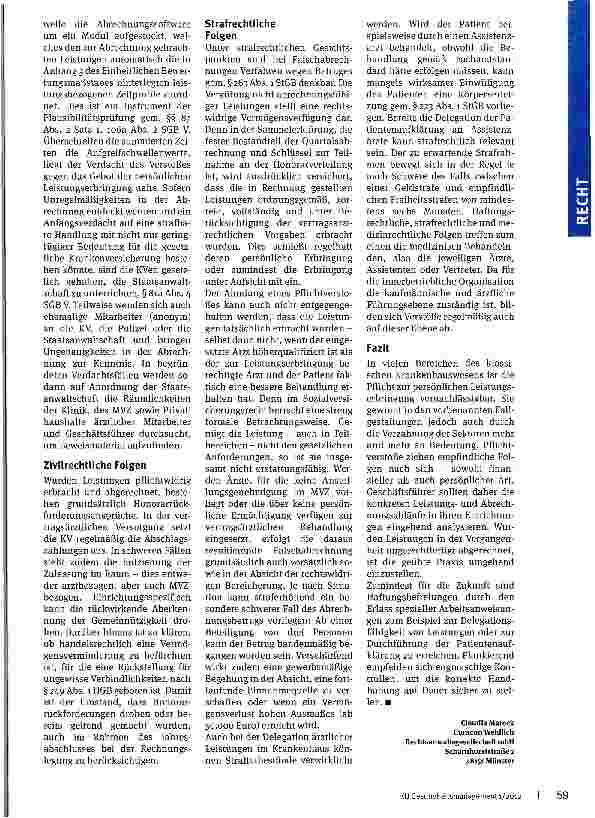 Vorschauseite 2: Persönliche Leistungserbringung
