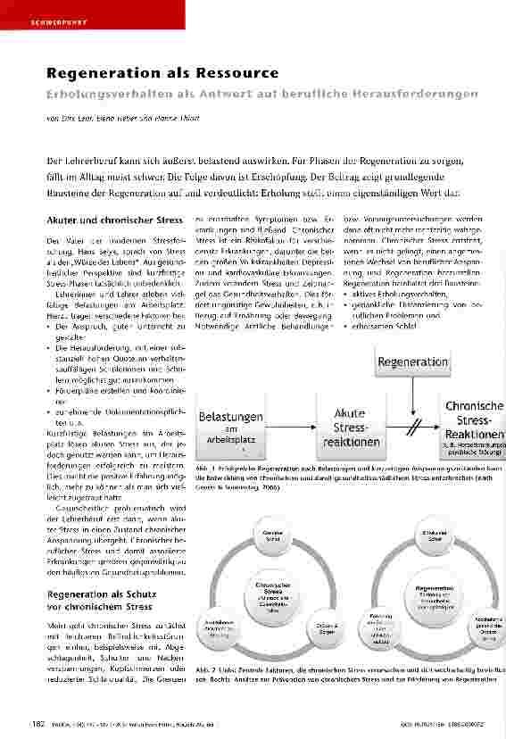 Vorschauseite 1: Regeneration als Ressource