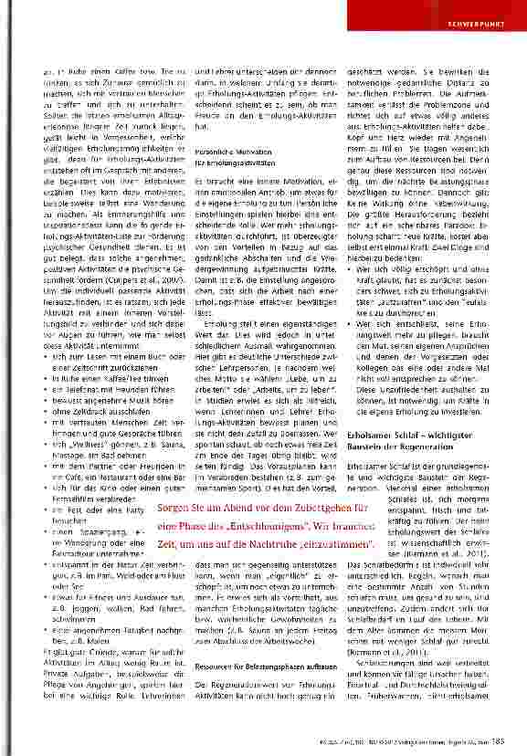 Vorschauseite 4: Regeneration als Ressource