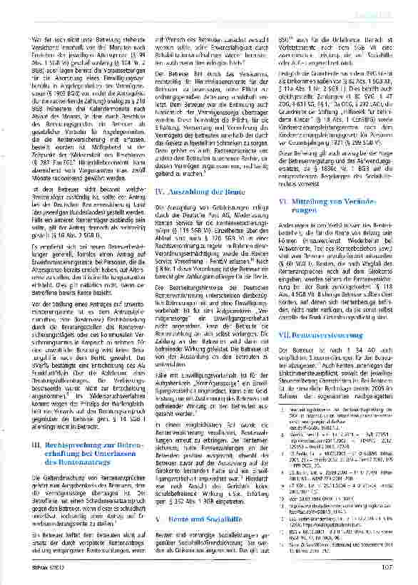 Vorschauseite 2: Rente und Betreuung