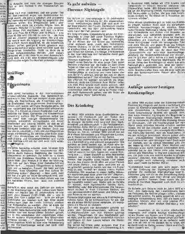 Vorschauseite 3: Die Geschichte der Krankenpflege