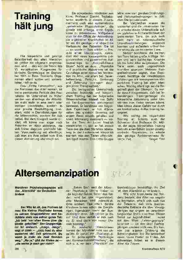 Vorschauseite 1: Altersemanzipation
