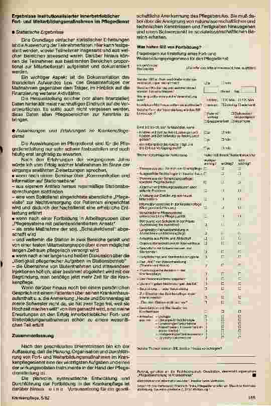 Vorschauseite 4: Planung, Organisation und Durchführung innerbetrieblicher Fortund Weiterbildung für den Krankenpflegedienst
