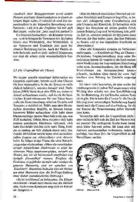 Vorschauseite 3: Die Ungewißheit - Leiden und Chance