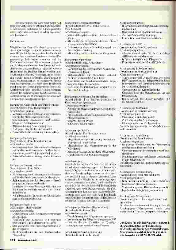 Vorschauseite 4: Arbeitsbericht der Bundesgeschäftsstelle