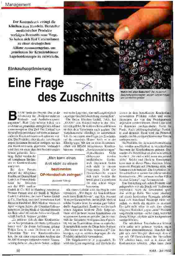 Vorschauseite 1: Eine Frage des Zuschnitts