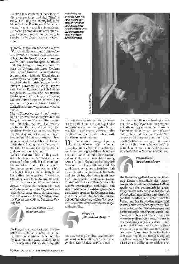 Vorschauseite 2: Von der Macht der Helfer und der eigenen Art der Alten Ergebnisse aus über 170 Fallstudien