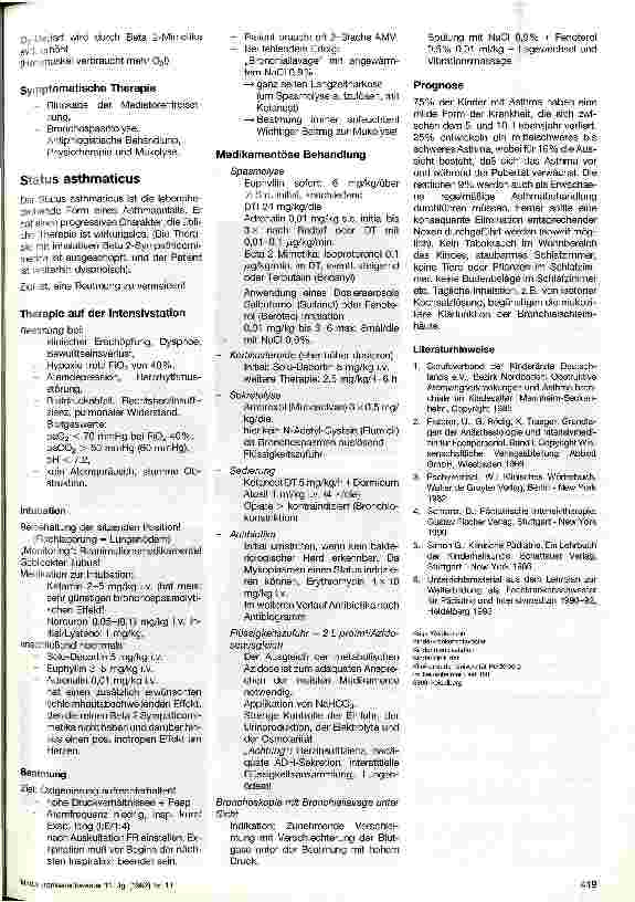 Vorschauseite 2: Asthma bronchiale - Pflege und Therapie des Status asthmaticus auf der Intensivstation
