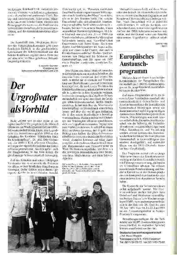 Vorschauseite 2: 100 Jahre Rotkreuzkrankenhaus in München