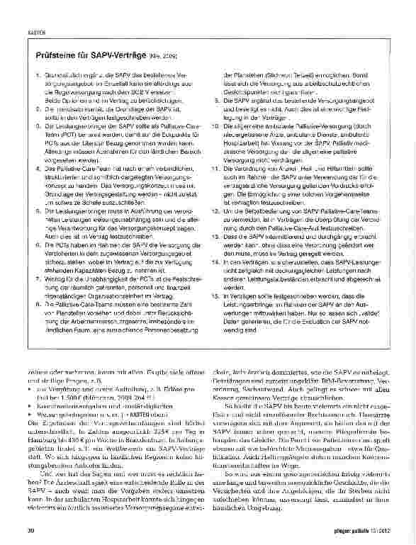 Vorschauseite 4: Palliative Care und Ökonomie