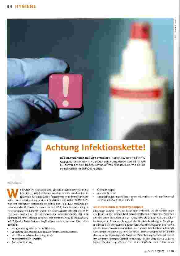 Vorschauseite 1: Achtung Infektionskette!