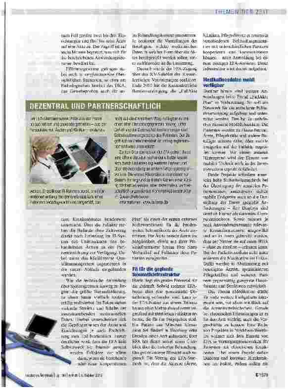 Vorschauseite 2: Vernetzung zahlt sich aus
