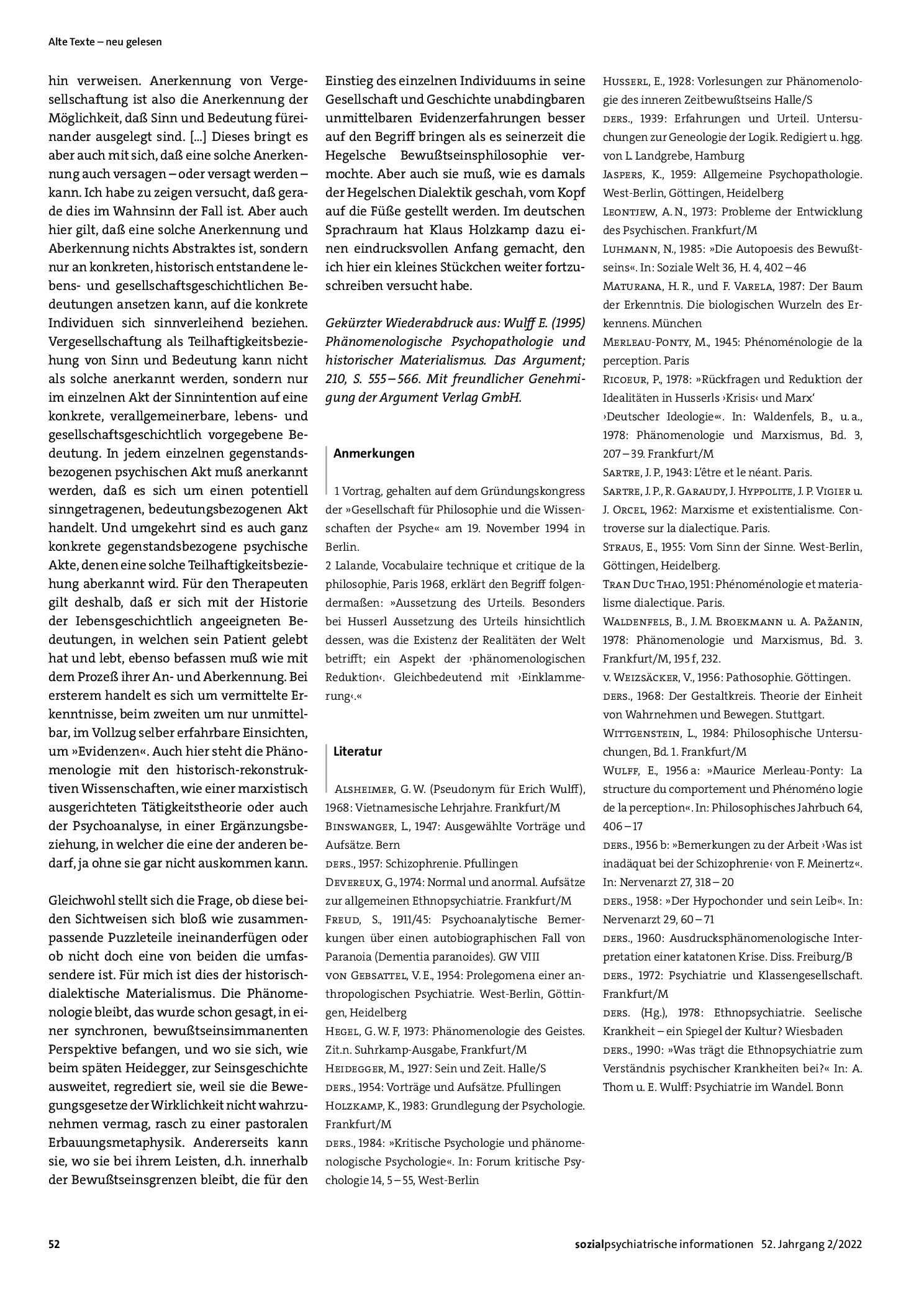 Vorschauseite 4: Phänomenologische Psychopathologie und historischer Materialismus