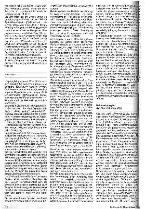 Vorschauseite 2: Antibakterielle Chemotherapeutika ( I )