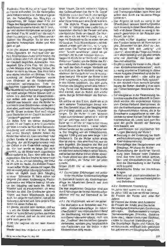 Vorschauseite 4: Gemeindekrankenpflege - 2. Folge: Kinderkrankenpflege durch die Sozialstation: gewünscht - geduldet?