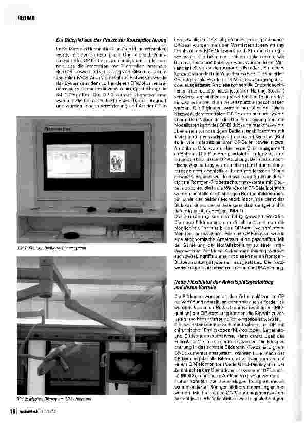 Vorschauseite 2: Modernes Bildmanagement im OP