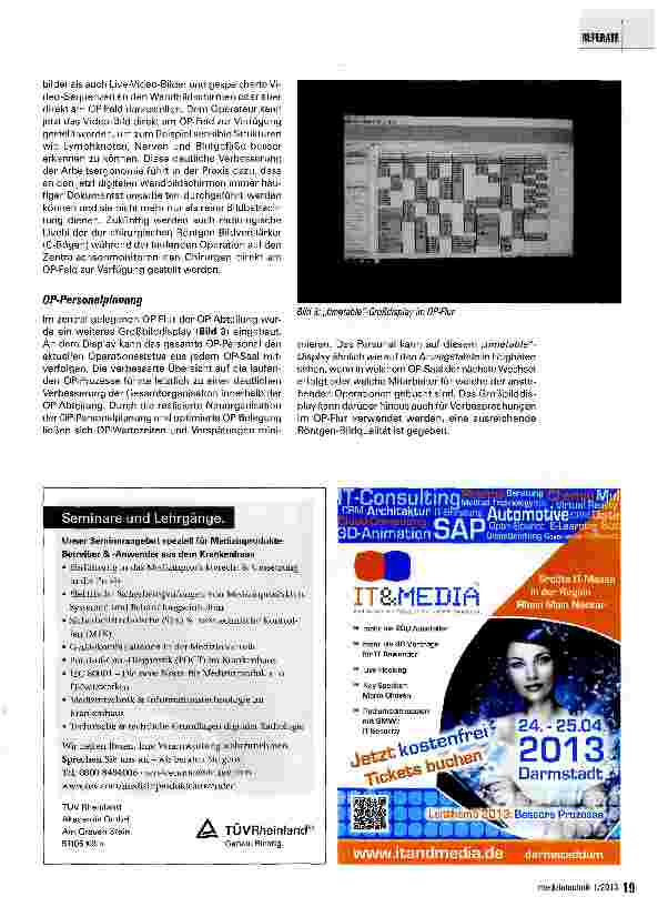 Vorschauseite 3: Modernes Bildmanagement im OP