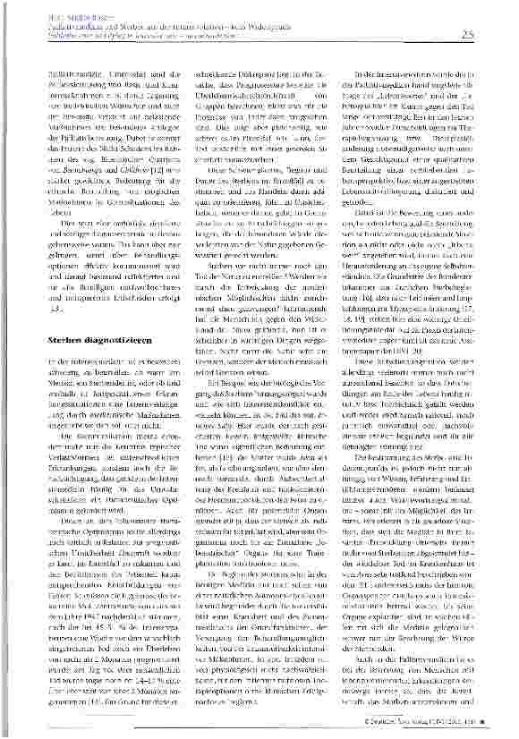 Vorschauseite 4: Palliativmedizin und Sterben auf der Intensivstation - kein Widerspruch
