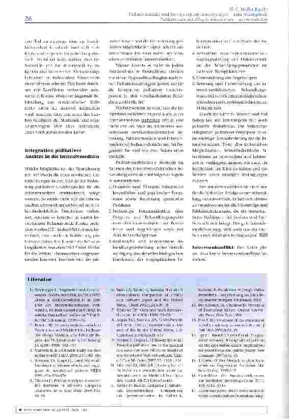 Vorschauseite 5: Palliativmedizin und Sterben auf der Intensivstation - kein Widerspruch