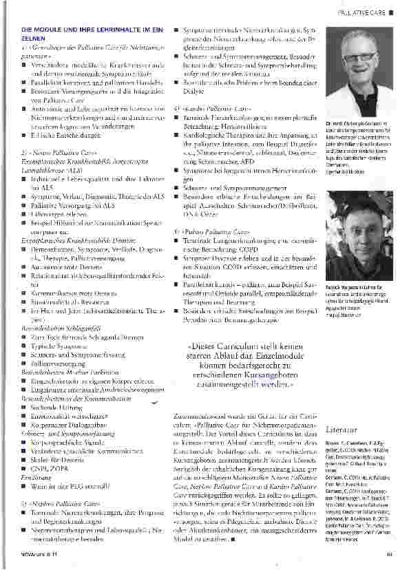 Vorschauseite 3: Curriculum Palliative Care für Nichttumorpatienten