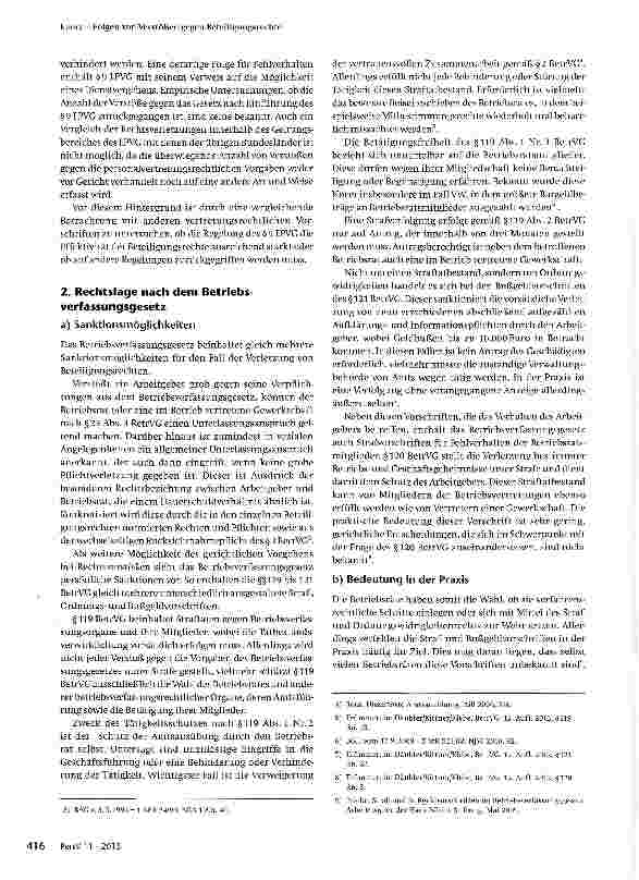 Vorschauseite 2: Folgen von Verstößen gegen Beteiligungsrechte