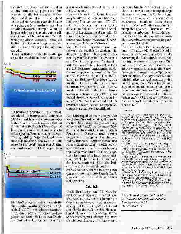 Vorschauseite 2: Leukämie und Lymphogranulomatose im Kindesalter