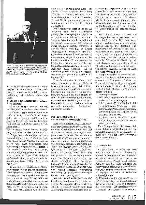 Vorschauseite 4: Medizinische und soziale Aspekte psychiatrischer Alterskrankheiten