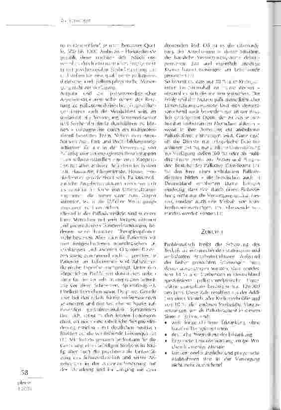 Vorschauseite 2: Rückschau, Gegenwart und Zukunft der Palliativmedizin