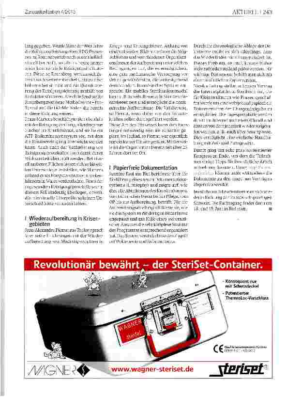 Vorschauseite 3: 30 Jahre erfolgreiche Arbeit - weiter so!