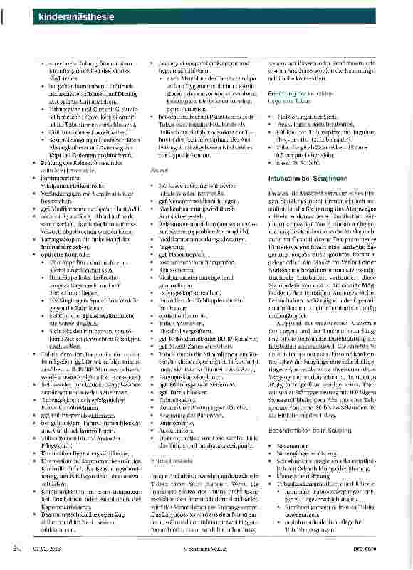 Vorschauseite 5: Besonderheiten der Narkoseeinleitung