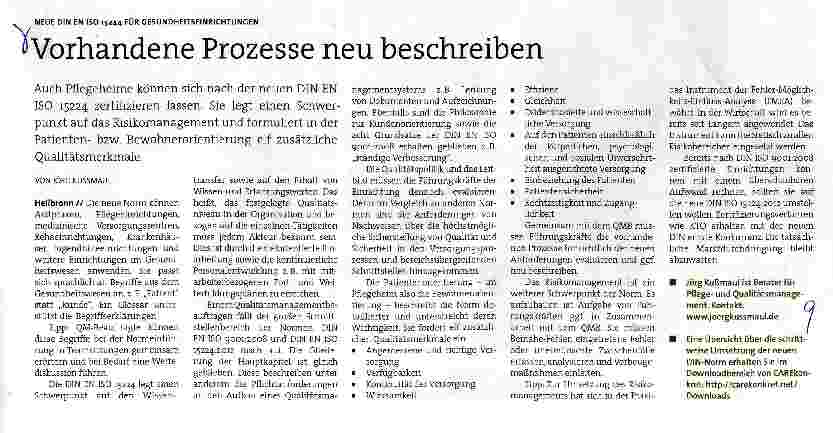 Vorschauseite 1: Vorhandene Prozesse neu beschreiben