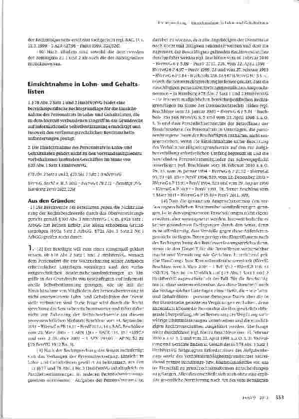 Vorschauseite 1: Einsichtnahme in Lohnund Gehaltslisten
